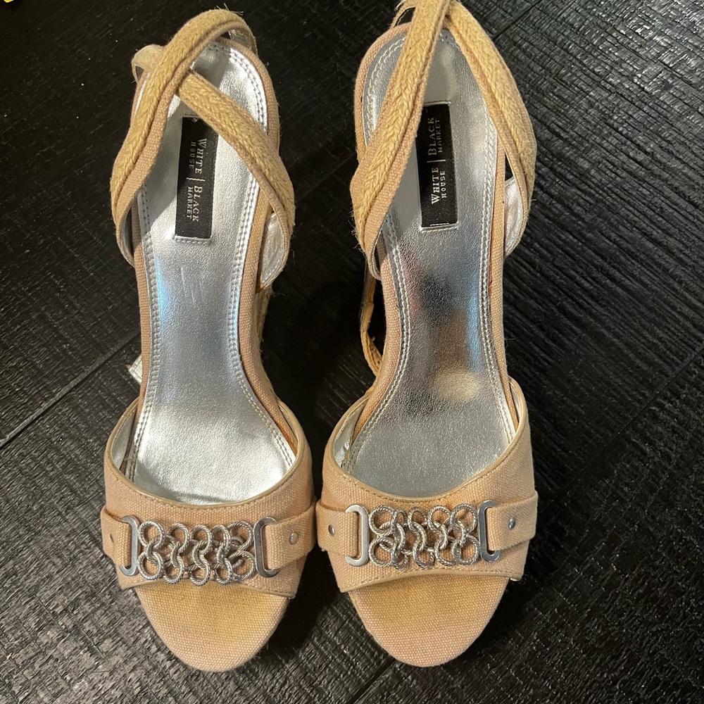White House Black Market wedges